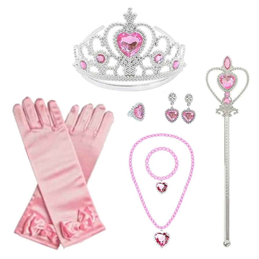 Amazon | [CREDIBLE] 子供 用 プリンセス キラキラ アクセサリー